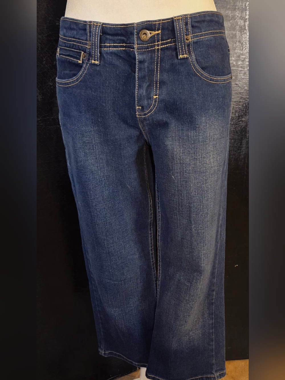 Vintage Levi Strauss Signature Stretch Capri Jeans - Size 4 - Excellent Conditio